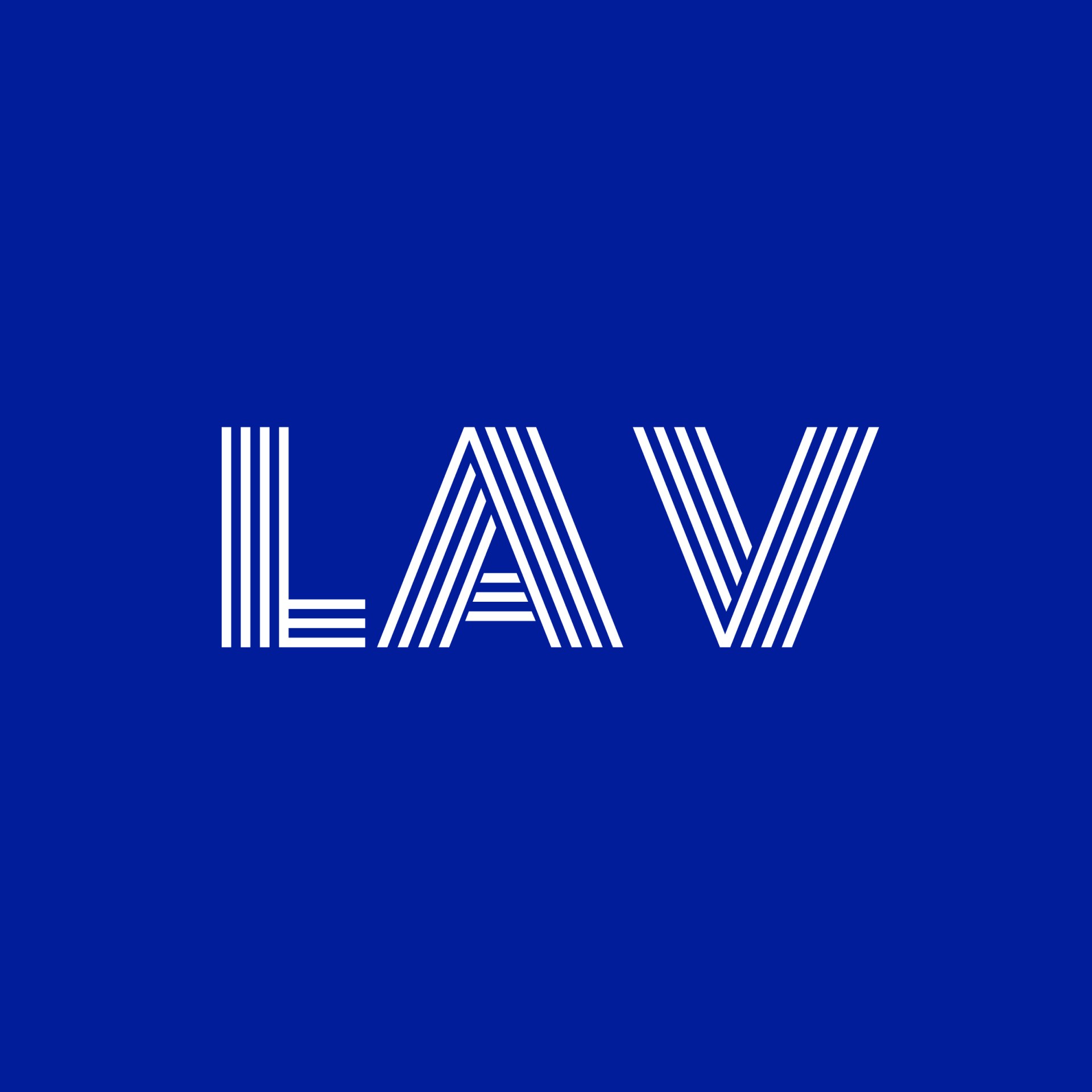 LAV LOGO CARD - BLUE